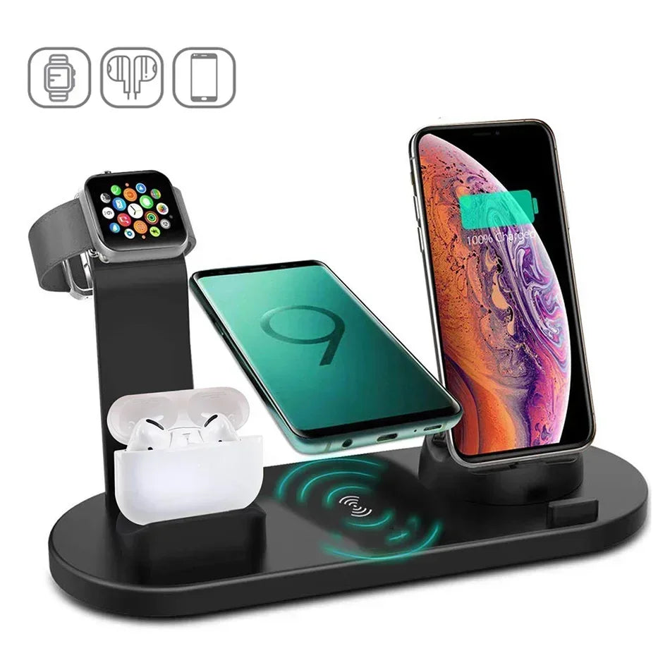 100W 7 In 1 Wireless Charger Stand For iPhone Apple Watch Airpod.