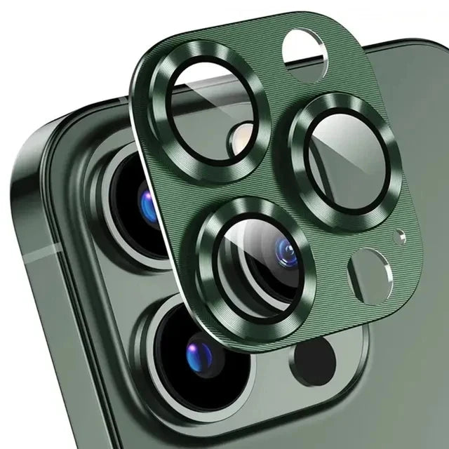 Metal Camera Lens Protector Glass For iPhone .