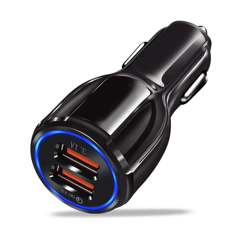 Vumpach 6 Ports USB Car Charge 75W Quick Charge 3.0 Fast Charging.