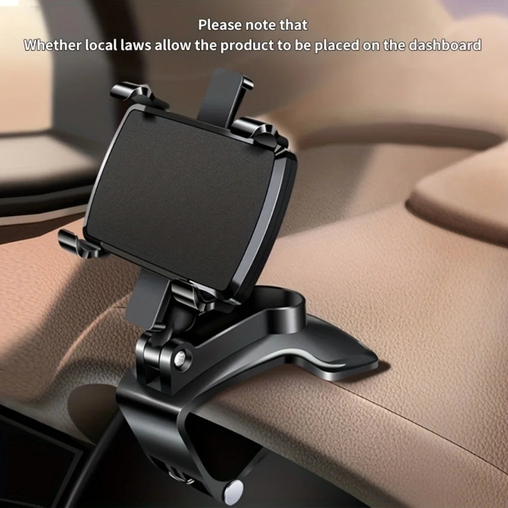 Universal Car Phone Holder Dashboard Mount GPS Support Adjustable Bracket Stand for phone.