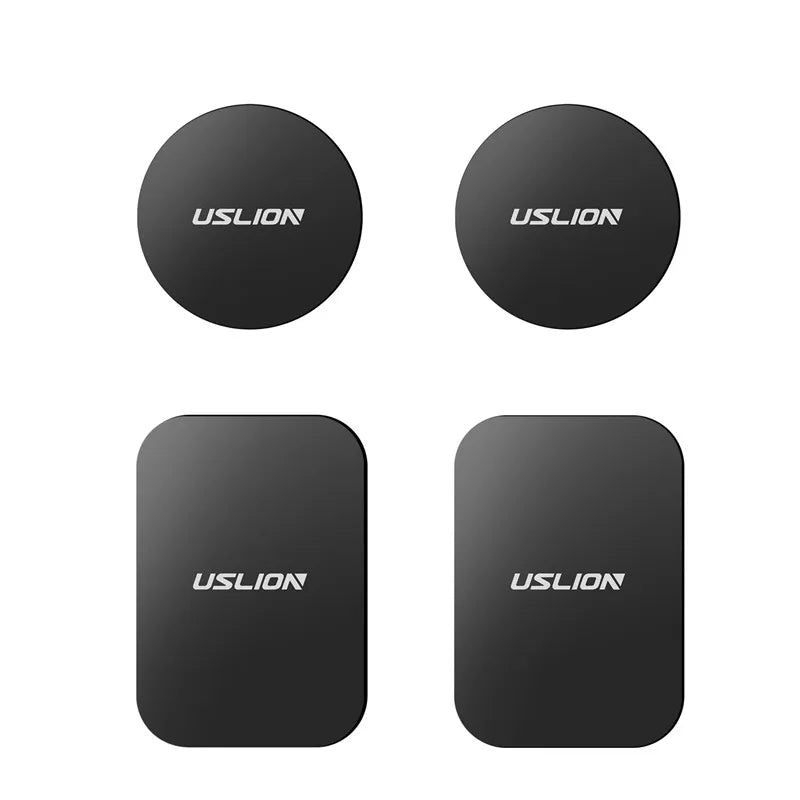 USLION Metal Plate Disk For Magnet Car Phone Holder Iron Sheet Sticker For Magnetic Mobile Stand Mount Automobile Adsorption New