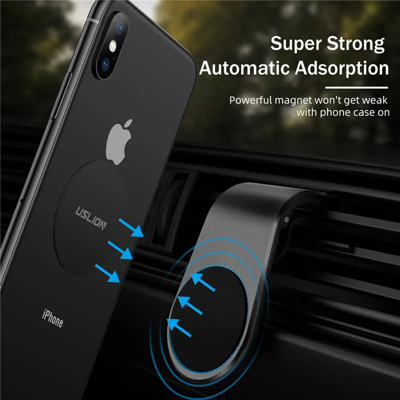 USLION Metal Plate Disk For Magnet Car Phone Holder Iron Sheet Sticker For Magnetic Mobile Stand Mount Automobile Adsorption New