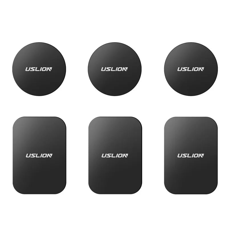 USLION Metal Plate Disk For Magnet Car Phone Holder Iron Sheet Sticker For Magnetic Mobile Stand Mount Automobile Adsorption New