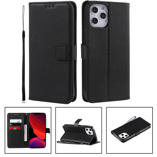 Leather Flip Wallet Case For iPhone .