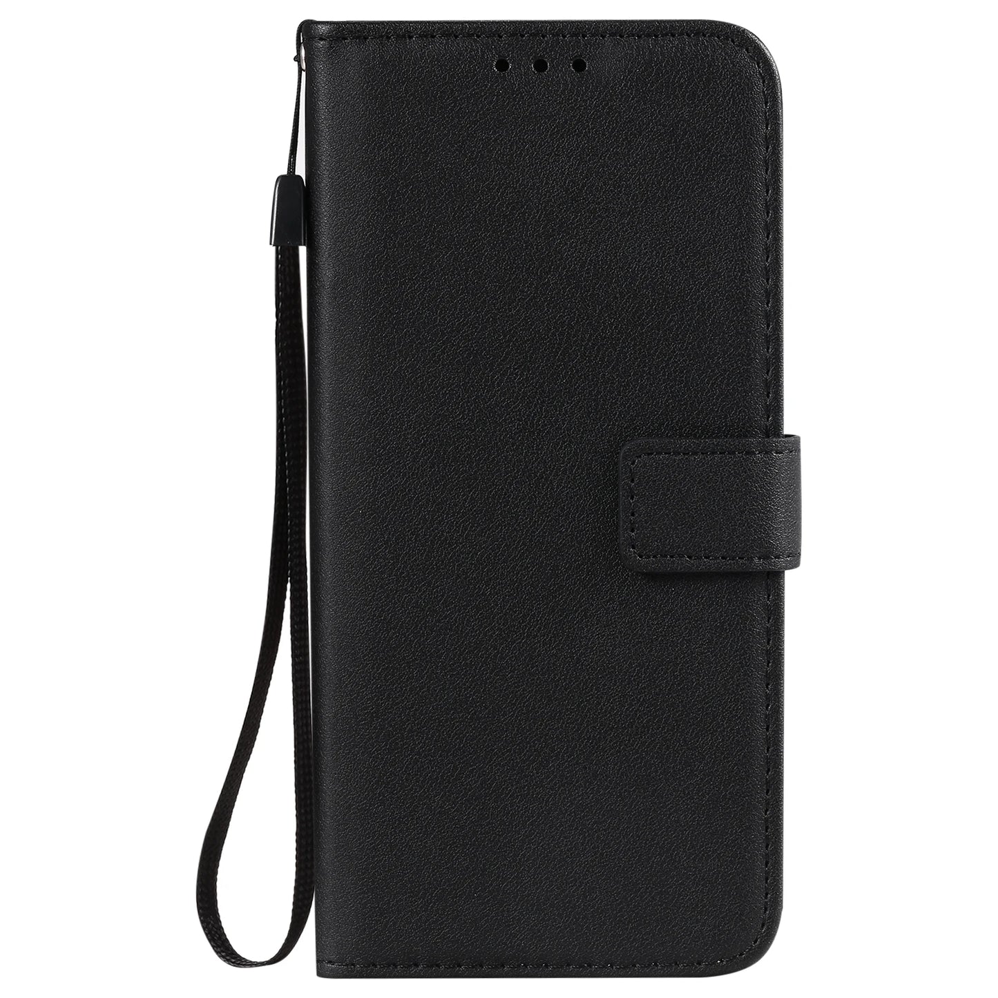 Leather Flip Wallet Case For iPhone .