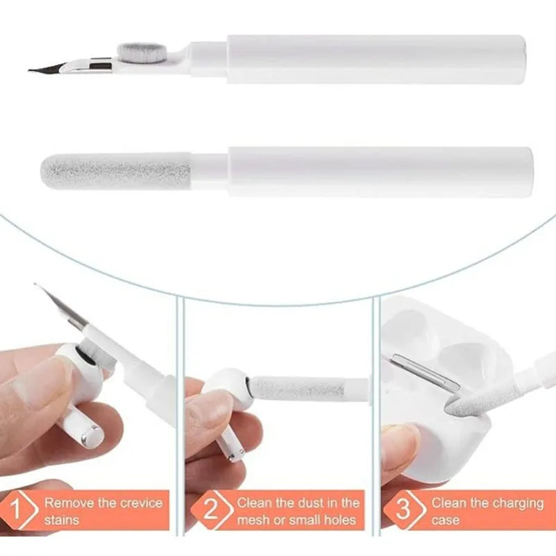Bluetooth Earphone Cleaning Kit with Brush Phone Case, Keyboard, Earphone Multifunctional Dust Removal and Cleaning.