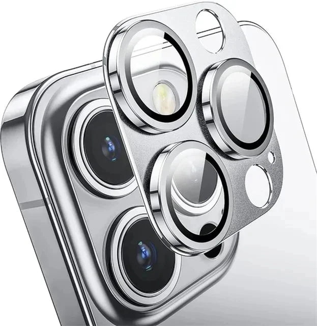 Metal Camera Lens Protector Glass For iPhone .