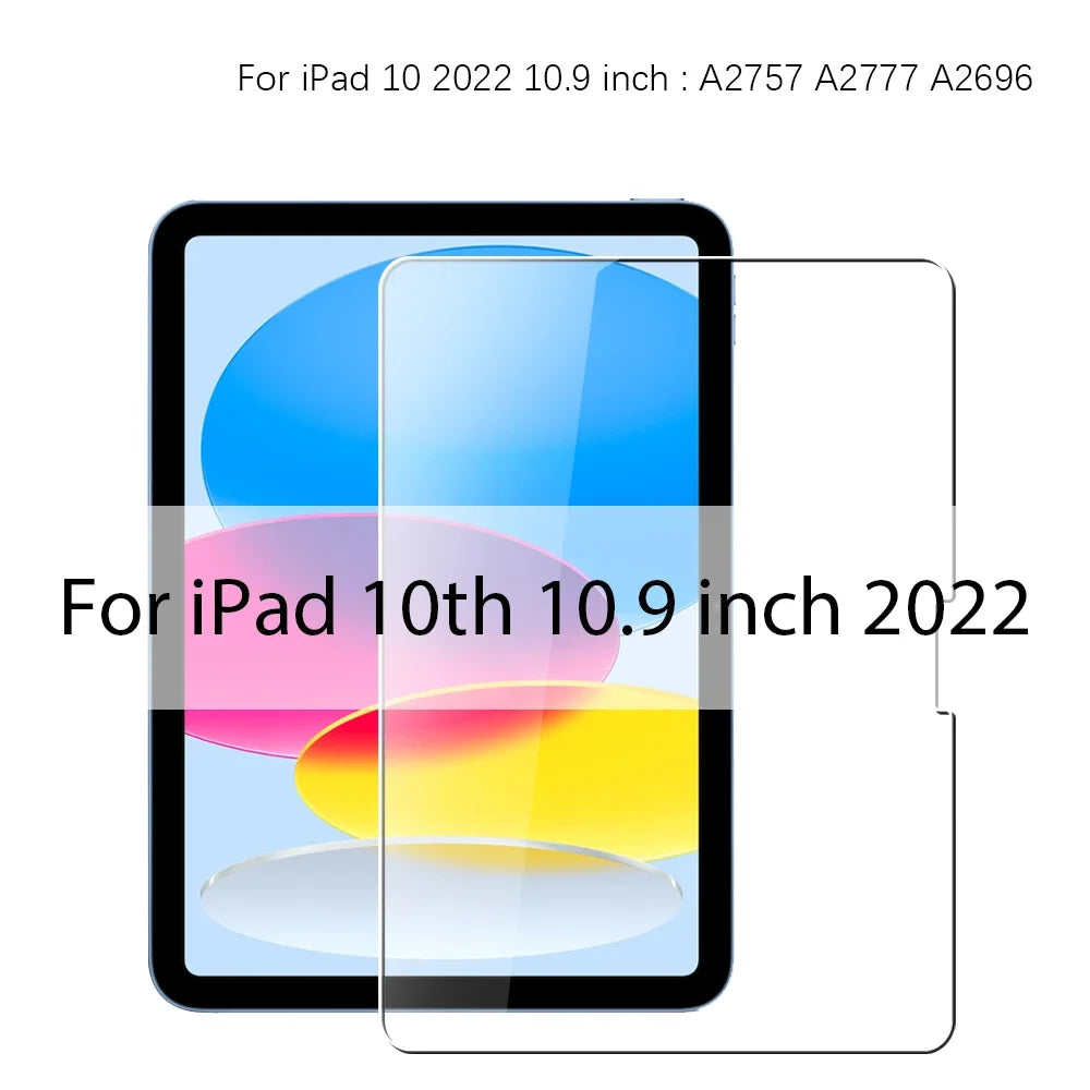 3PCS Tempered Glass screen protector For Ipad .