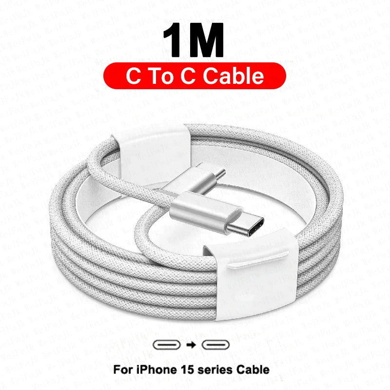 For Apple Original type C 30W Quick Charger Fast Charging  Cable.