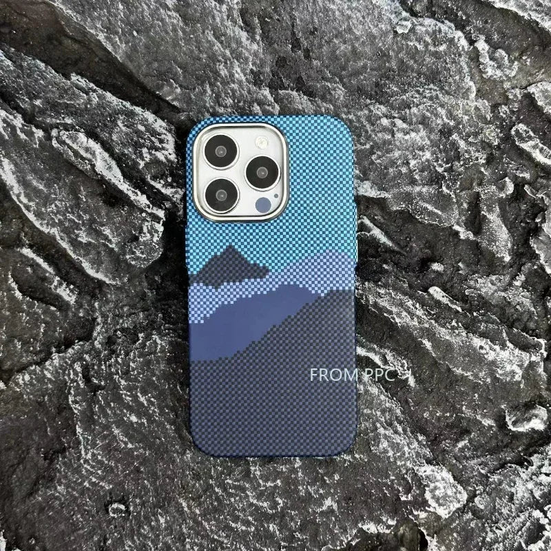 Carbon Fibre Magnetic Phone Case.