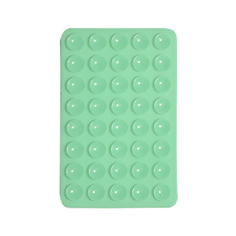 Silicone Suction Pad Double Sided For Mobile Phone Fixture Suction Cup Backed Adhesive Silicone Rubber Sucker Pad For Fixing