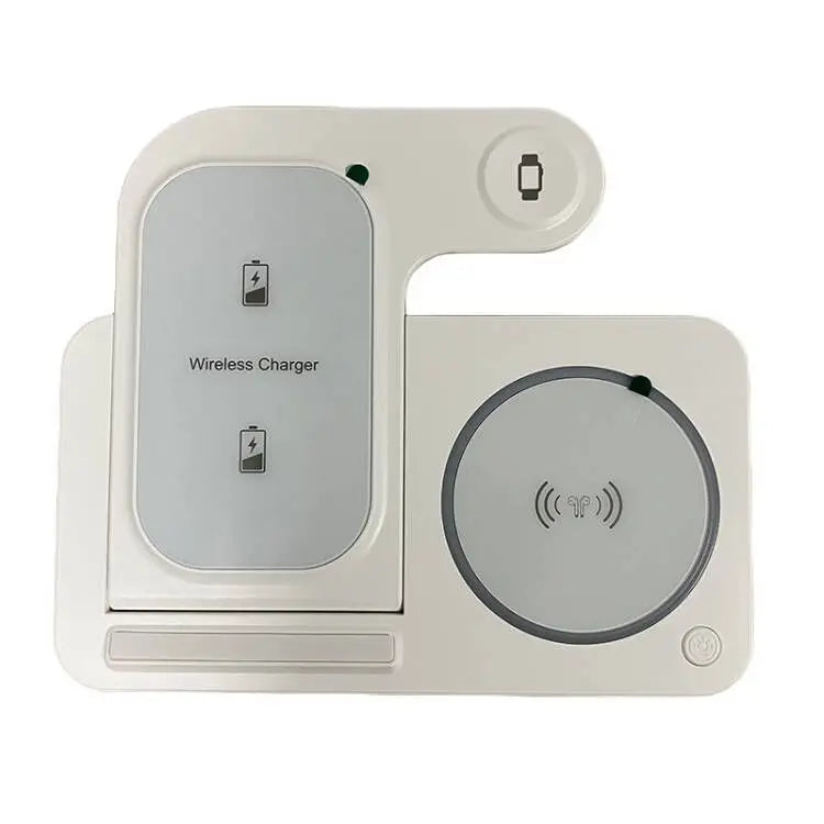 30W LED Fast Wireless Charger Stand 3 in 1 Foldable Charging Station for IPhone .