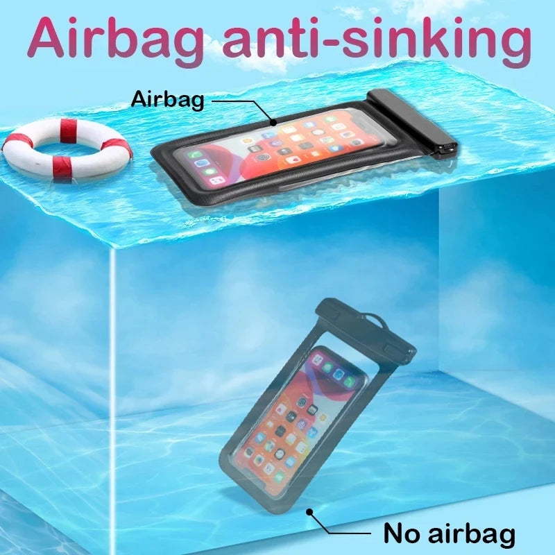 IP68 Universal Waterproof Phone Cases Bag .