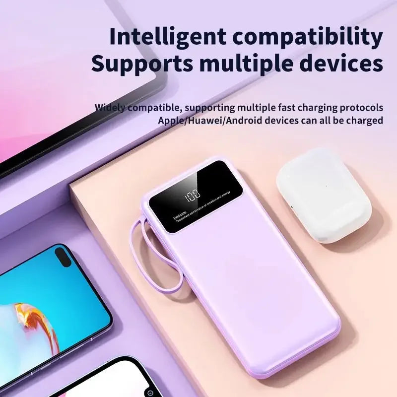 2025 New 20000mAh Power Bank Portable External Battery  Fast Charging Portable Charger for IPhone Samsung Pixel Poco Powerbank.