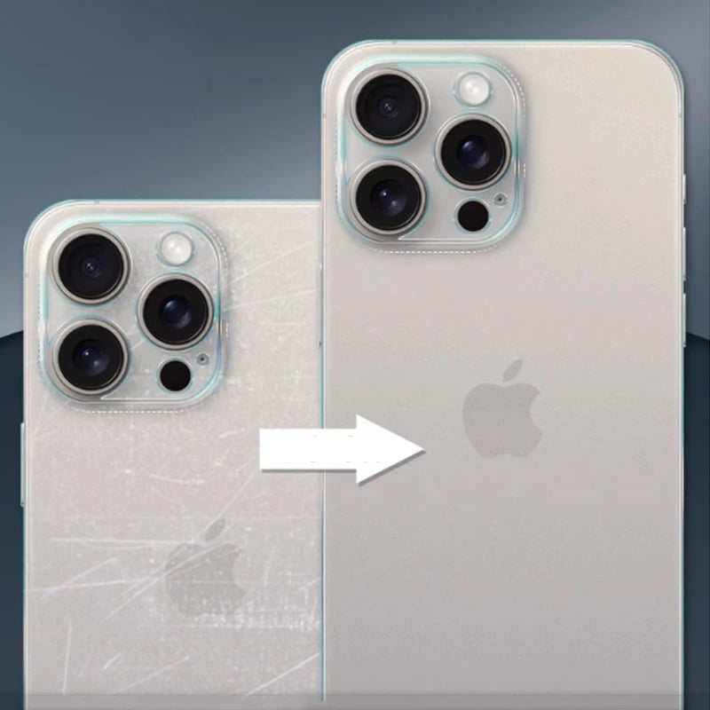 Back Hydrogel Film For iPhone Anti Dust Matte Clear Screen Protector Film.