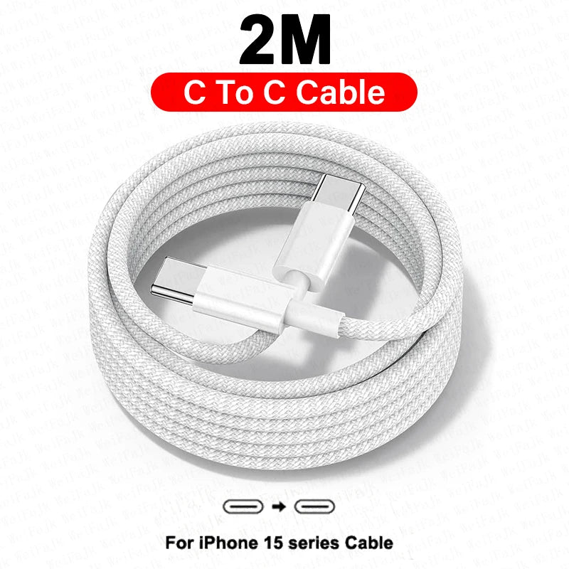 For Apple Original type C 30W Quick Charger Fast Charging  Cable.