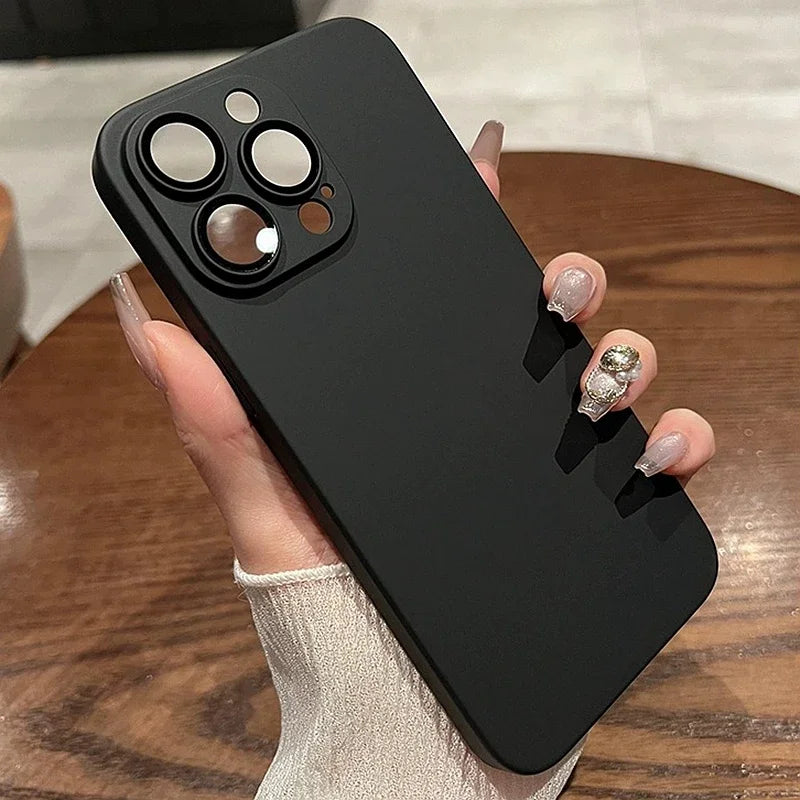 Luxury Original Matte Armor Rugged Phone Case For iPhone.