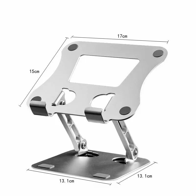 Phone Tablet Stand Adjustable Aluminum Alloy laptop Tablet up to 17 "Laptop Portable Folding stand Cooling stand support.