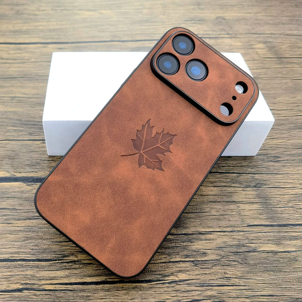 Luxury Leather Retra Case For iPhone Comfortable Touch Feeling As Skin Cover.