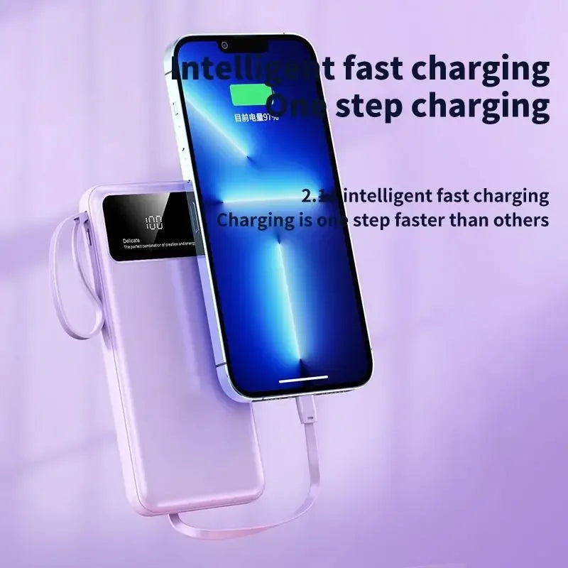 2025 New 20000mAh Power Bank Portable External Battery  Fast Charging Portable Charger for IPhone Samsung Pixel Poco Powerbank.