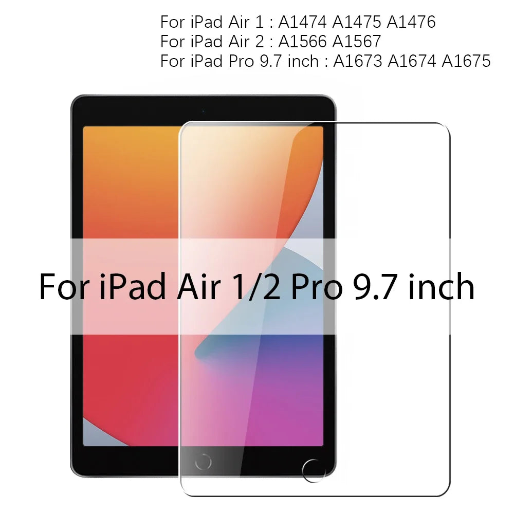 3PCS Tempered Glass screen protector For Ipad .