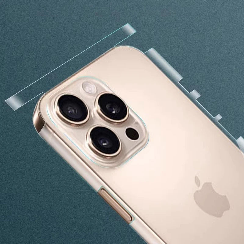 Back Hydrogel Film For iPhone Anti Dust Matte Clear Screen Protector Film.