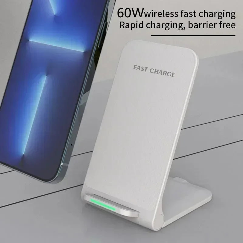 65W Wireless Charger Station Earphone Phone Fast Charging.