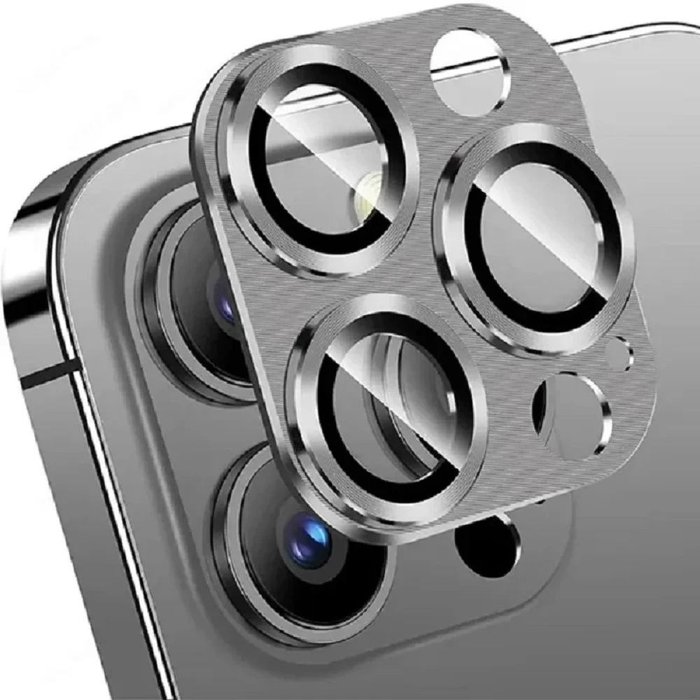 Metal Camera Lens Protector Glass For iPhone .