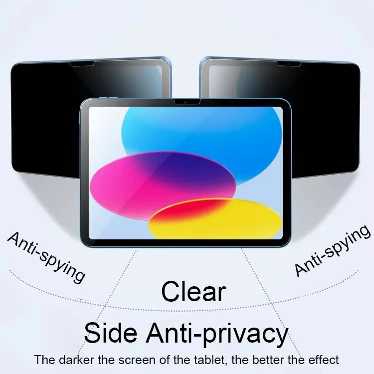 Suitable for iPad anti spy screen protector.