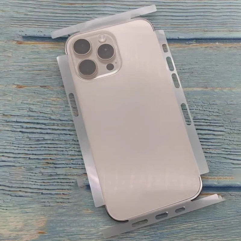 Back Hydrogel Film For iPhone Anti Dust Matte Clear Screen Protector Film.