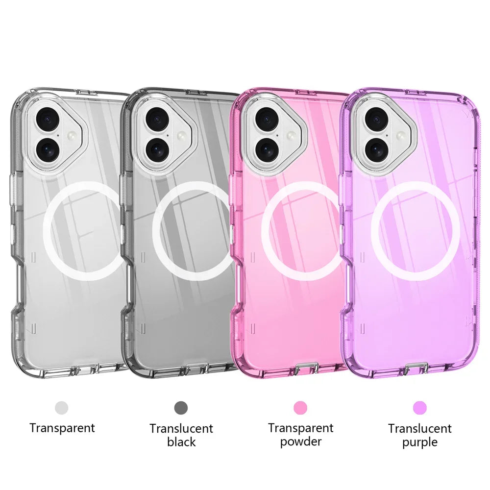 3in1 Orginal Otter X Box Magnetic Phone Case for IPhone Wireless Charging Shockproof Back Cover.