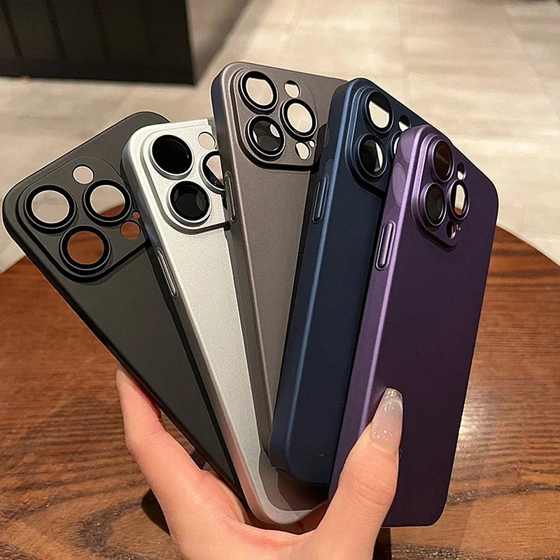 Luxury Original Matte Armor Rugged Phone Case For iPhone.