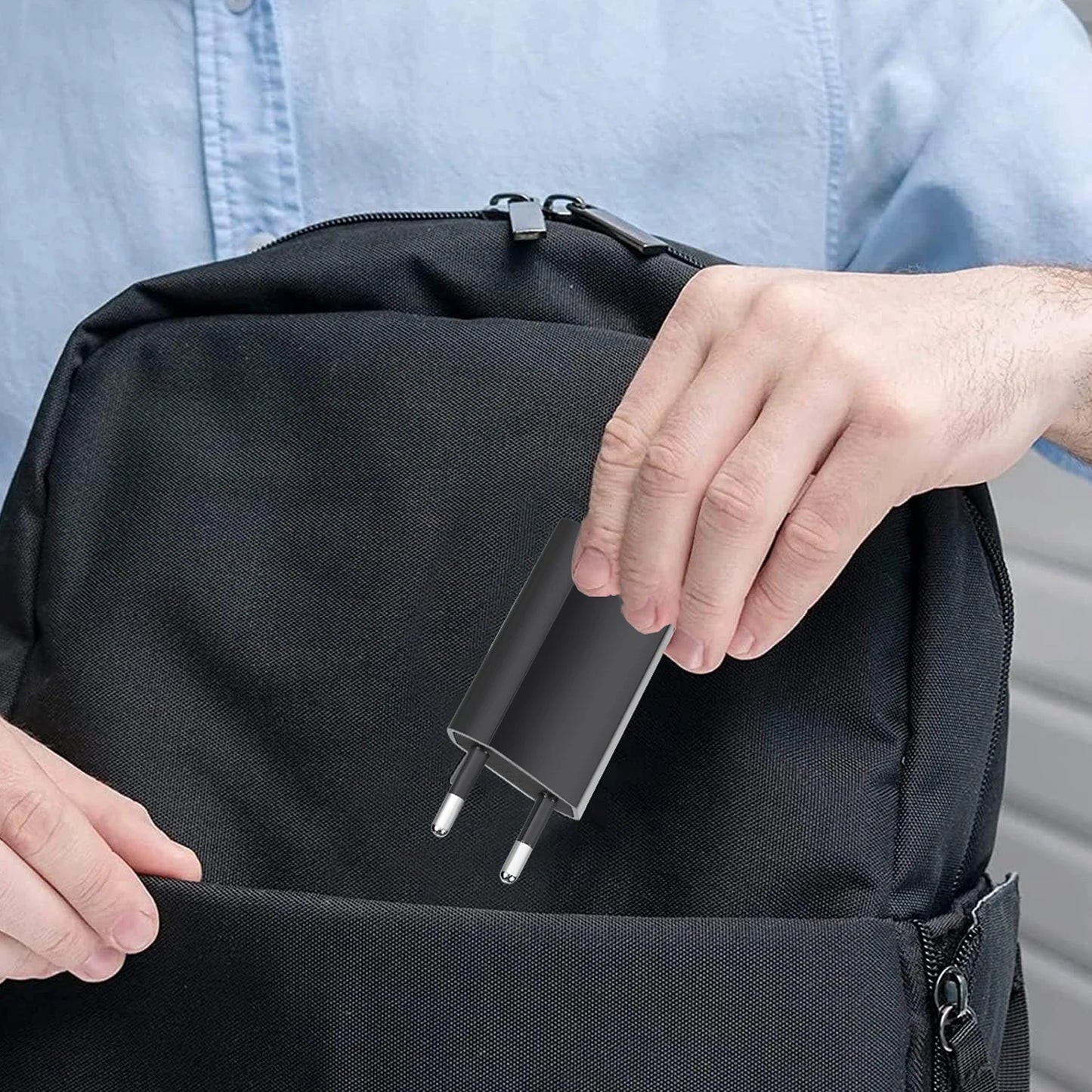 1/3/5pcs 1A 5V Power Supply Adapter Power EU Plug Portable USB Port Adapter Travel Wall Charger.