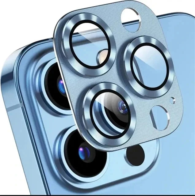 Metal Camera Lens Protector Glass For iPhone .