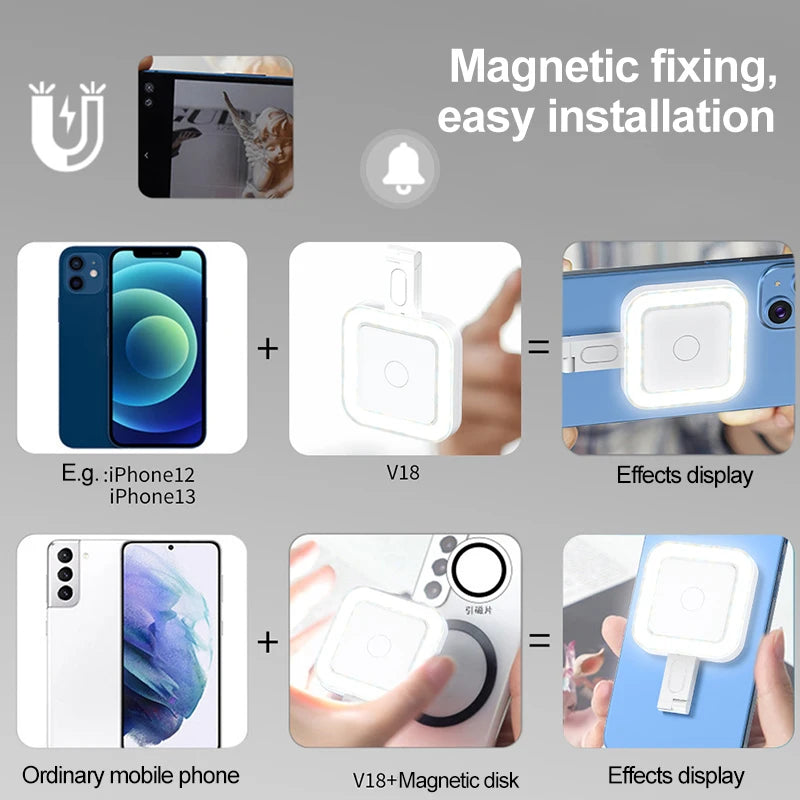 Mobile led light for cellphone led photography lighting selfie light for phone lighting for phone Selfie lamp led light shooting