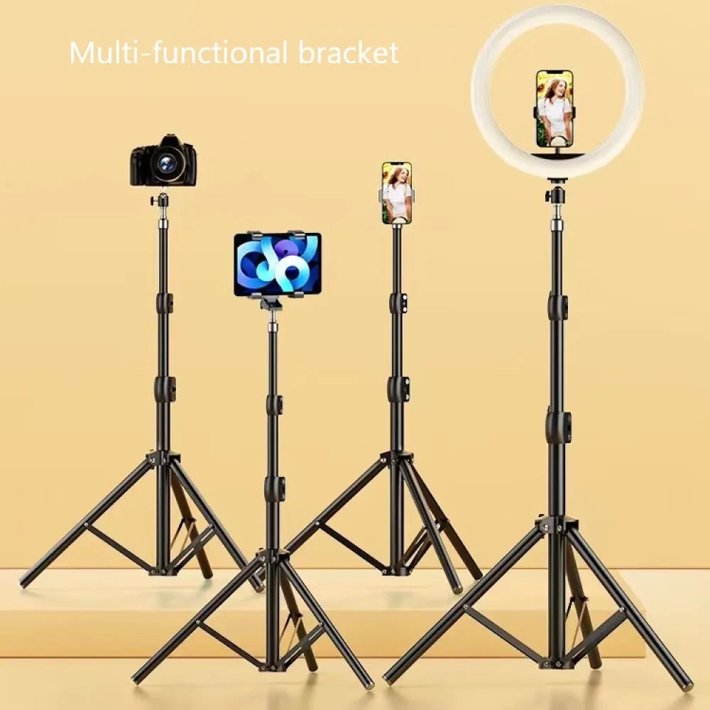 Mobile phone live support photo tripod multi-functional video recording selfie landing tripod.