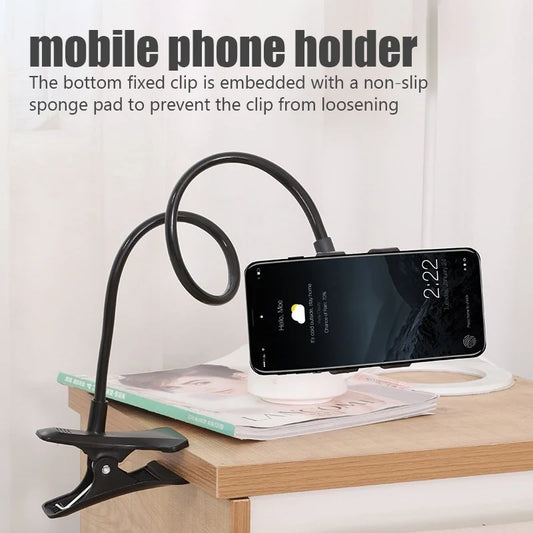 Universal Mobile Phone Holder Flexible Lazy Holder Adjustable Cell Phone Clip Home Bed Desktop Mount Bracket Smartphone .