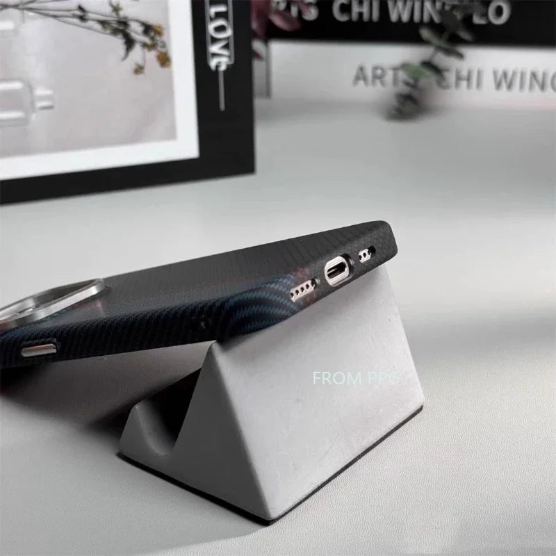 Carbon Fibre Magnetic Phone Case.